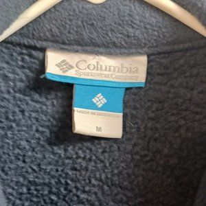 Slate blue zip up fleece